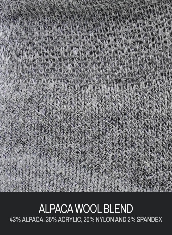 Avantic Alpaca Wool Running Socks - No Show Socks with Seamless Toe, Cushioned Sole & and Arch Support for Men & Women - Image 2